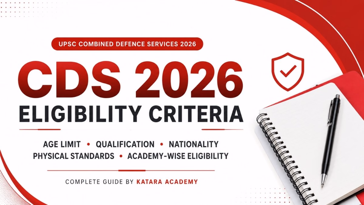 CDS 2026 Eligibility Criteria